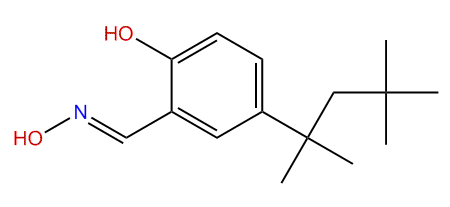 2-Hydroxy-5-(1,1,3,3-tetramethylbutyl)-benzaldehyde oxime